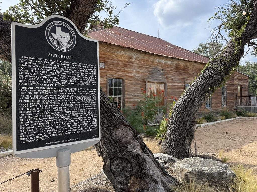 Sisterdale Historical Marker, Sisterdale